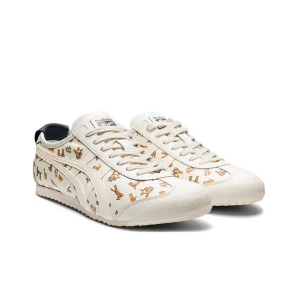 오니츠카타이거 멕시코66 크림 화이트 남녀통용 운동화 1183B785-100
